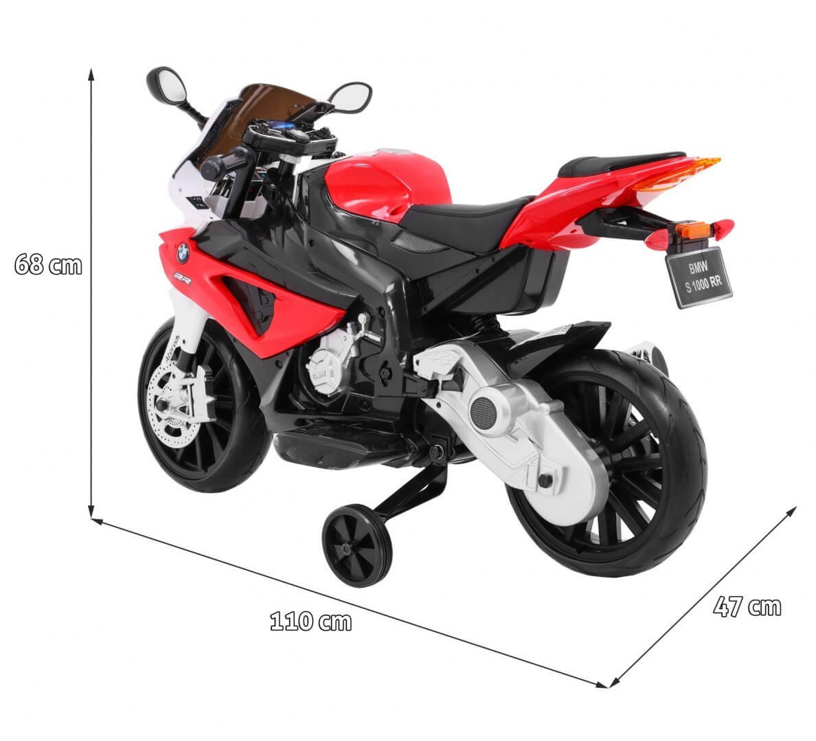 Motocicleta Electrică BMW S1000RR Roșu pentru Copii - imagine 7
