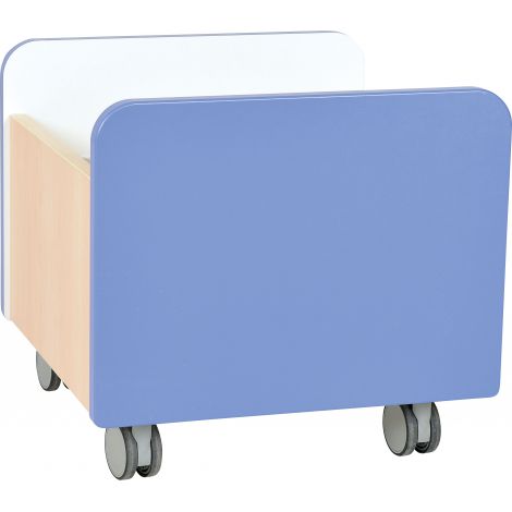 Cutie Quadro pe roti Albastru | Moje Bambino