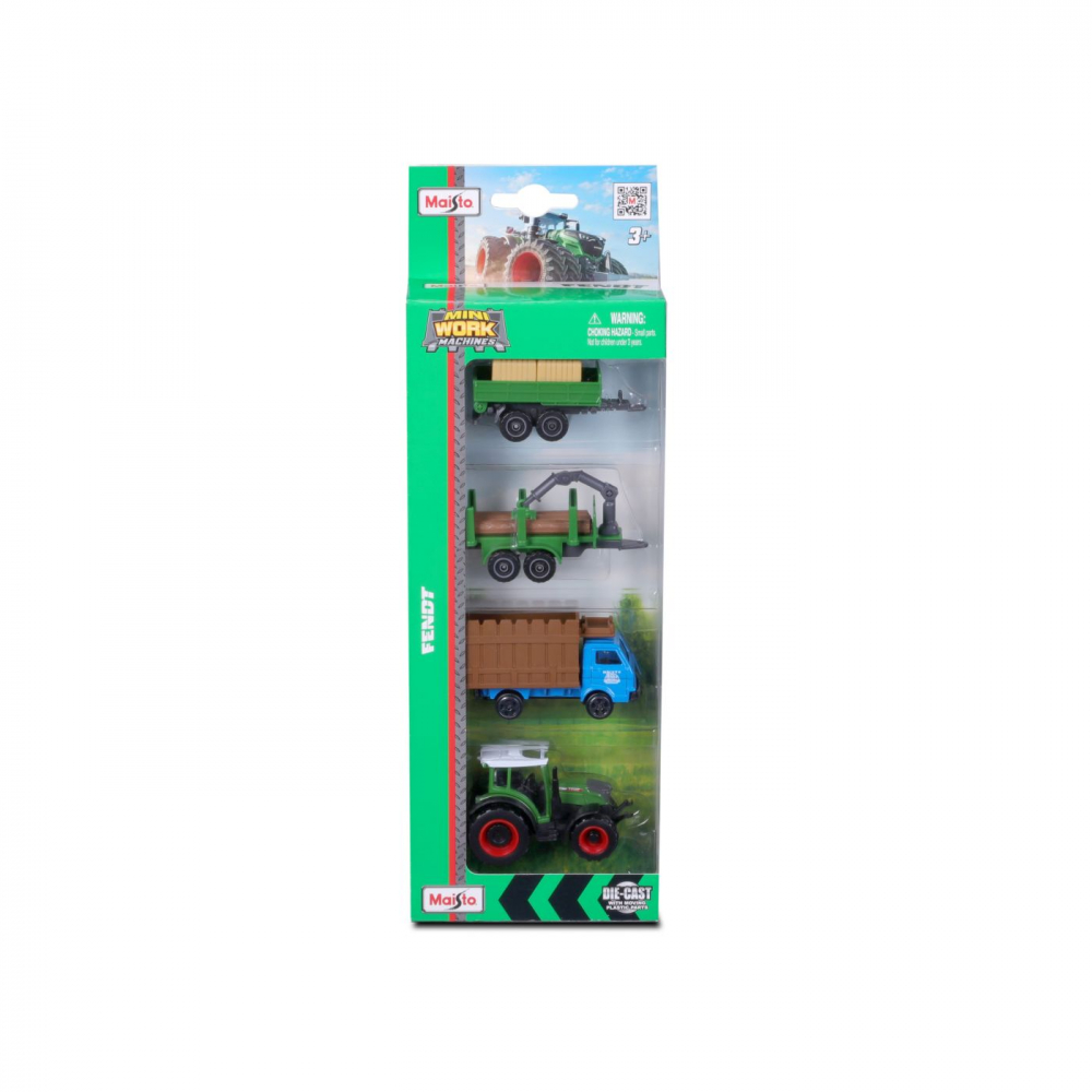 Set 4 Utilaje Agricole Fendt Maisto