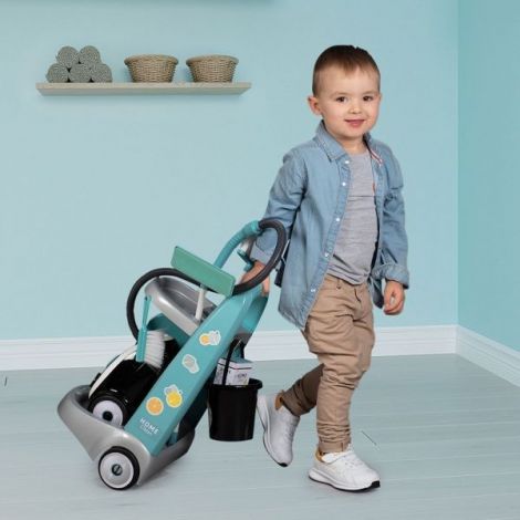 Smoby Set Curățenie cu Aspirator Electronic - imagine 6