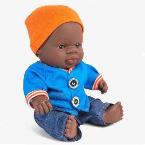 Set Haine Jeans Miniland pentru Păpuși 21 cm - imagine 2