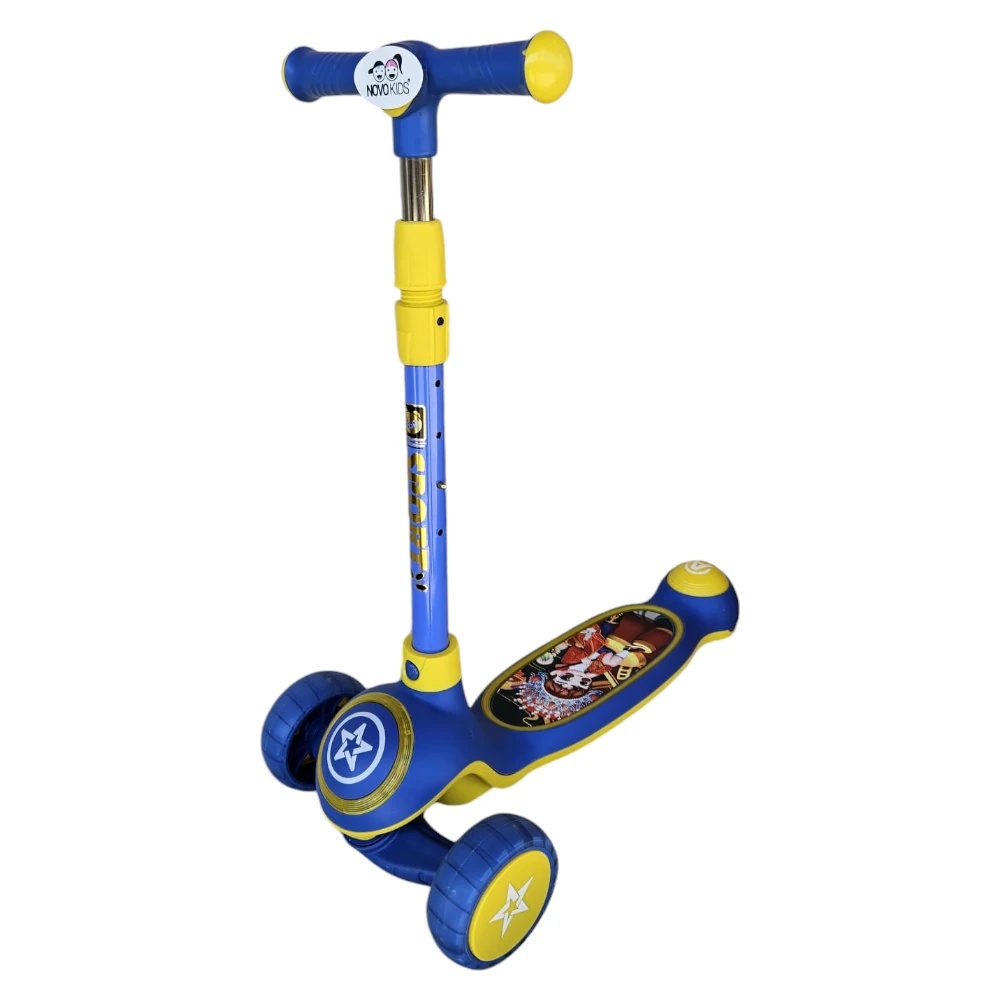 Novokids Mini Scooter Pliabil cu Roti Luminoase - imagine 4