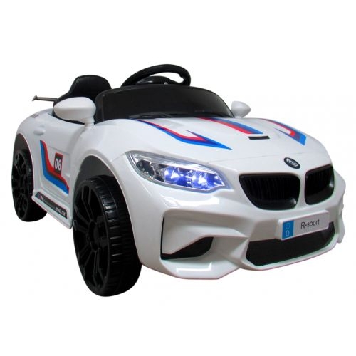 Masinuta Electrica R-Sport Cabrio B6 70W, Alba