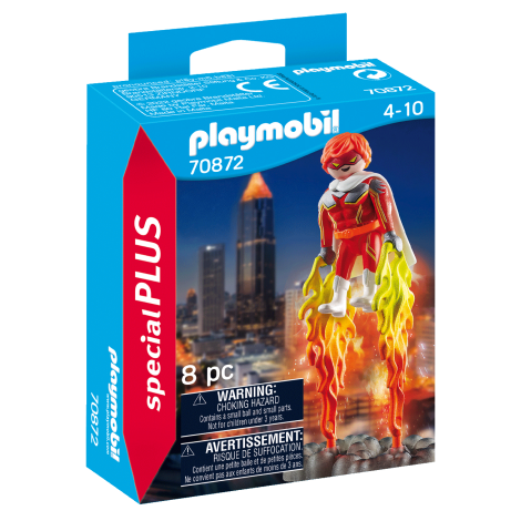Playmobil Super Erou cu Puteri de Foc | 70872