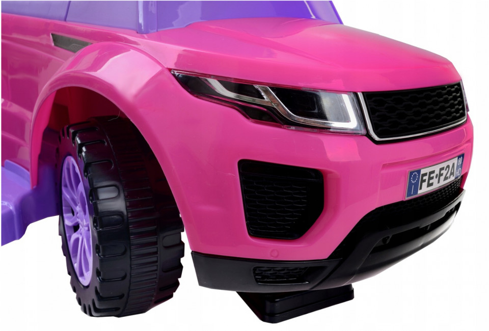 Masinuta Eurobaby Range Rover Roz, cu Sunete si Lumini - imagine 4