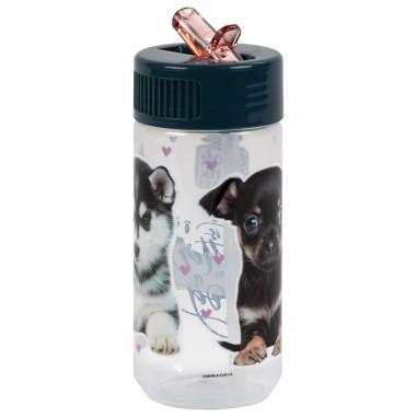 Sticla Kidea 330ml Catelusi pentru Fete