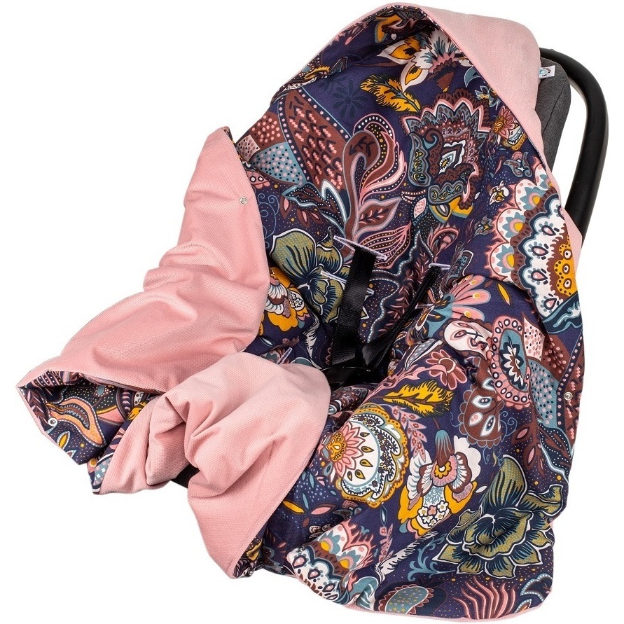 Paturica Infasat Infantilo Velvet Boho Mov