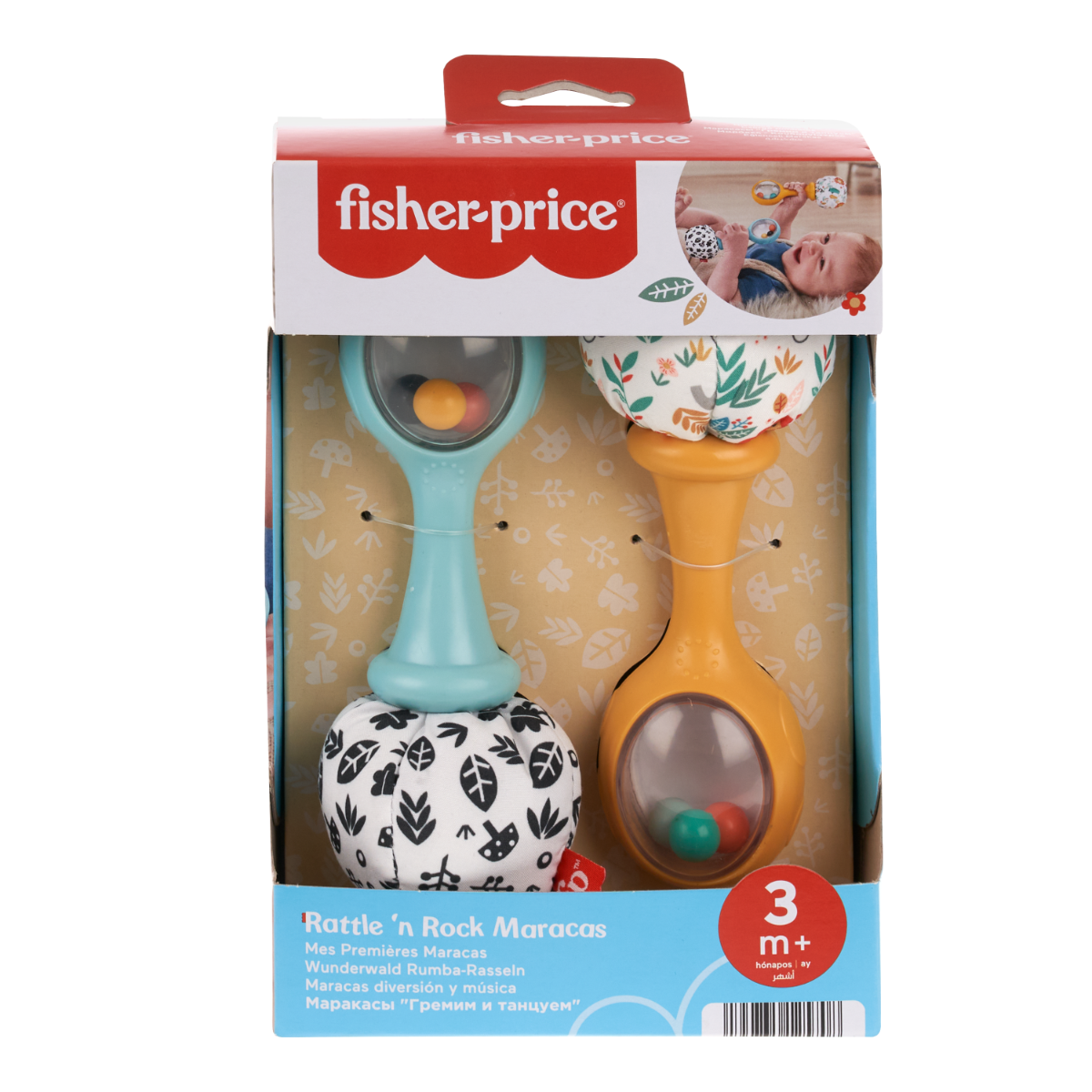Set 2 Zornaitoare Fisher-Price Rattle n Rock