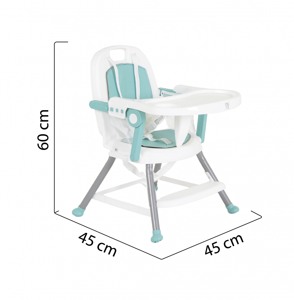Scaun de masa 2in1 Moni Amaretti Mint - imagine 5