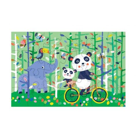 Avenir Puzzle Panda 28 Piese Educativ 3+ - imagine 2