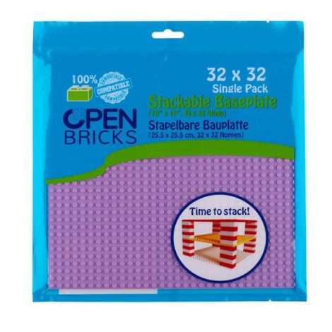 Open Brick Placă Construcție Mov 32x32 Dublă