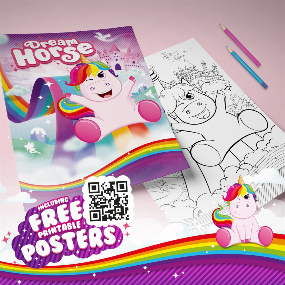 Set Stickere Perete 3D Unicorn Toi-Toys - imagine 6