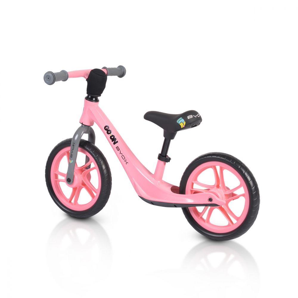 Bicicleta Byox Go On Pink 12 Inch, Fără Pedale - imagine 2