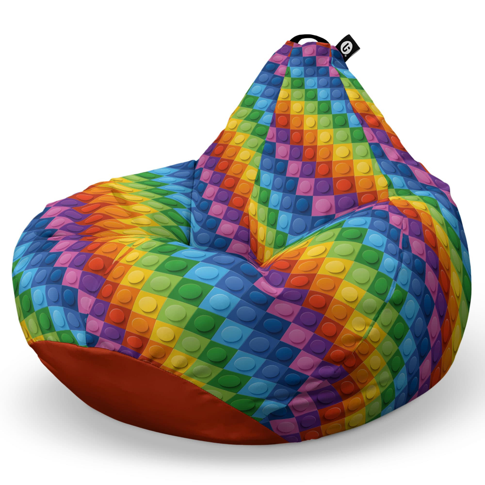 Fotoliu Puf Bean Bag XL Updeco, Multicolor - imagine 6