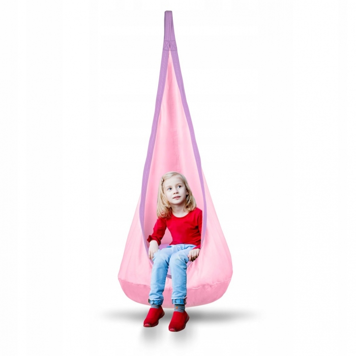 Hamac Cocoon Copii Neo-Sport, Roz, 80kg