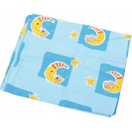Husă Pilotă Moje Bambino 100x135 cm Albastru Bumbac