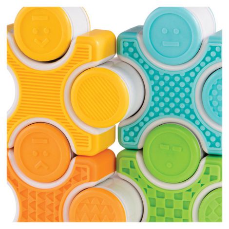 Guidecraft Grippies Stackers - Set Magnetic 16 Piese - imagine 6