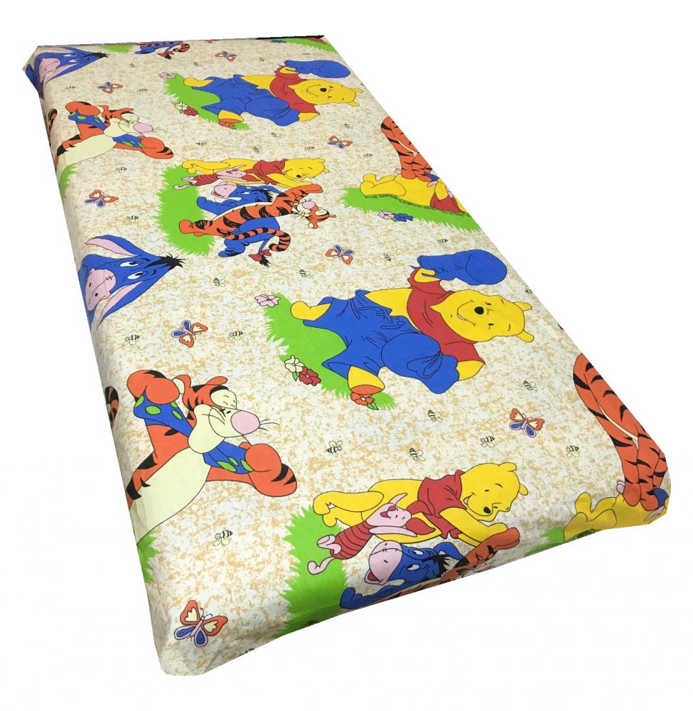 Cearsaf Elastic Bumbac Satinat Deseda 120x60 cm