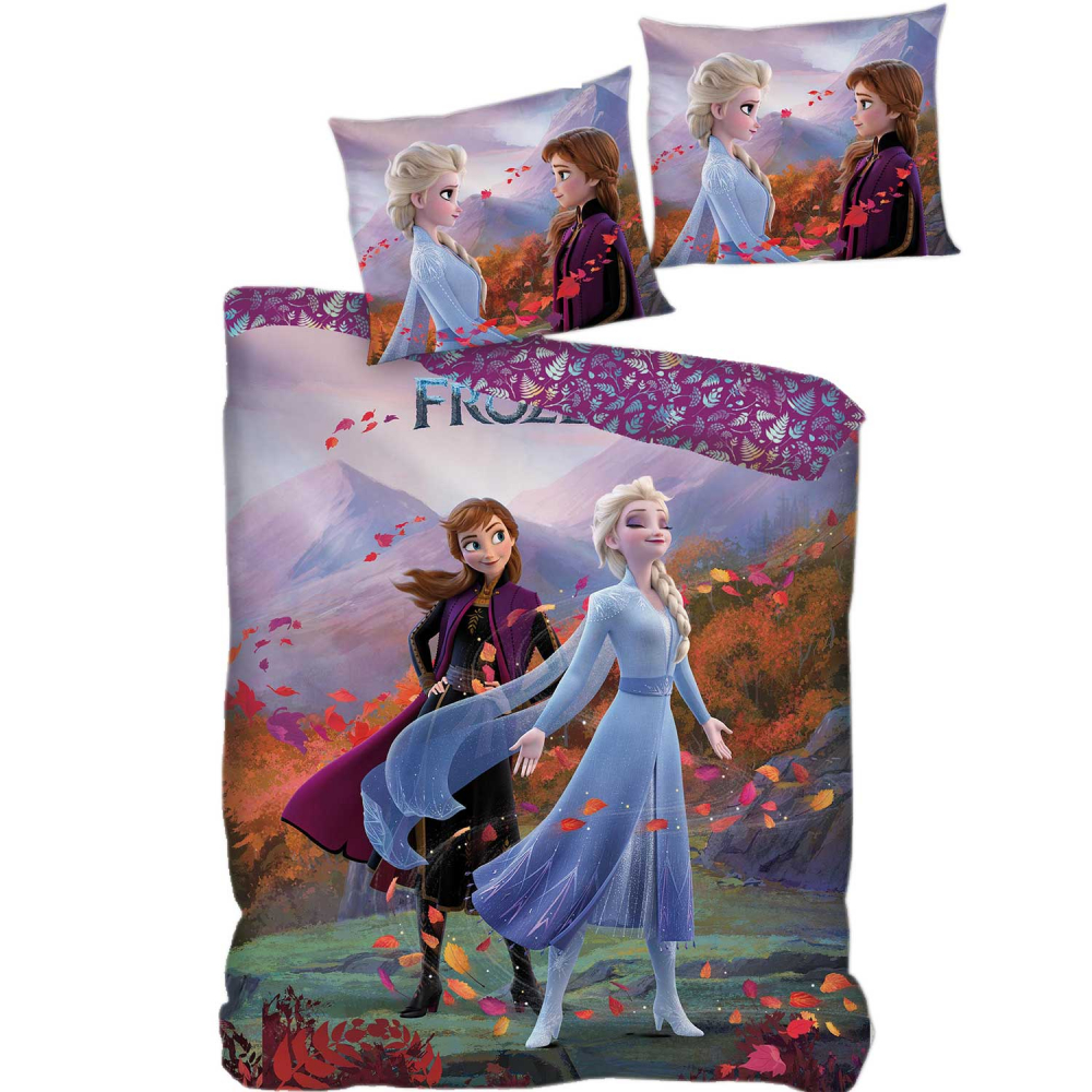 Lenjerie pat Frozen 2 Disney 140x200 cm