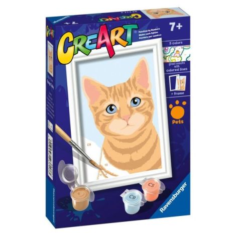 Ravensburger CreArt Pictura pe Numere Pisicuta - imagine 2