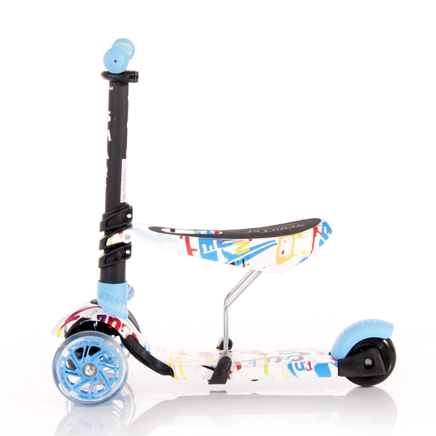 Trotineta Lorelli Smart Plus 3 Roti LED + Maner Parental - imagine 8