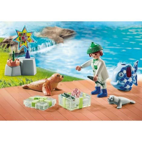 Playmobil Hranirea Animalelor - Joc Educativ - imagine 3