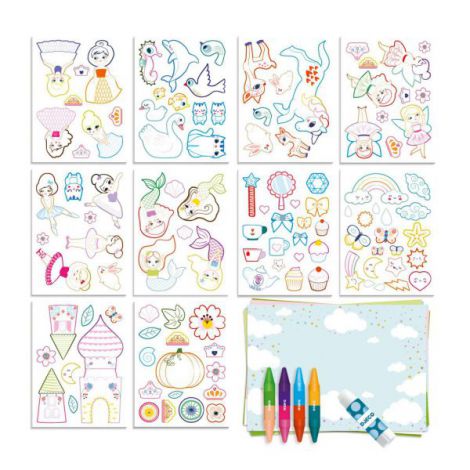 Atelier Creativ Djeco - Lume pentru Fete - imagine 3