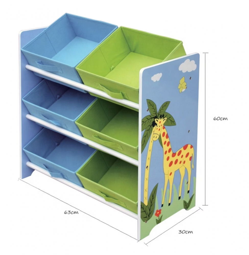 Organizator Jucării Ginger Home 6 Cutii Savanna - imagine 3