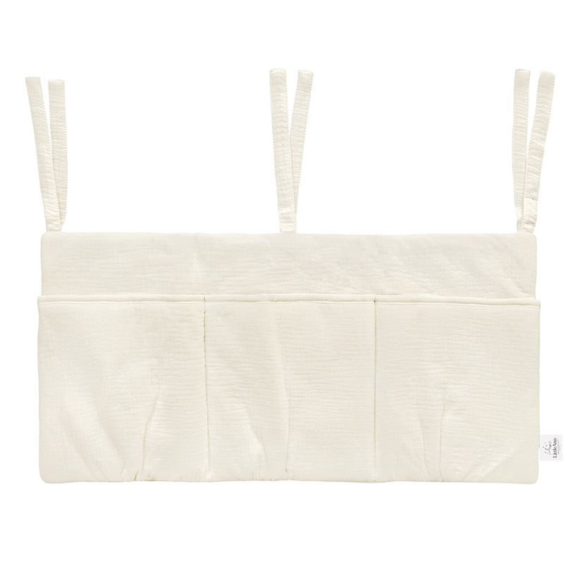 Organizator pat Little Amy | 3 Compartimente Crem