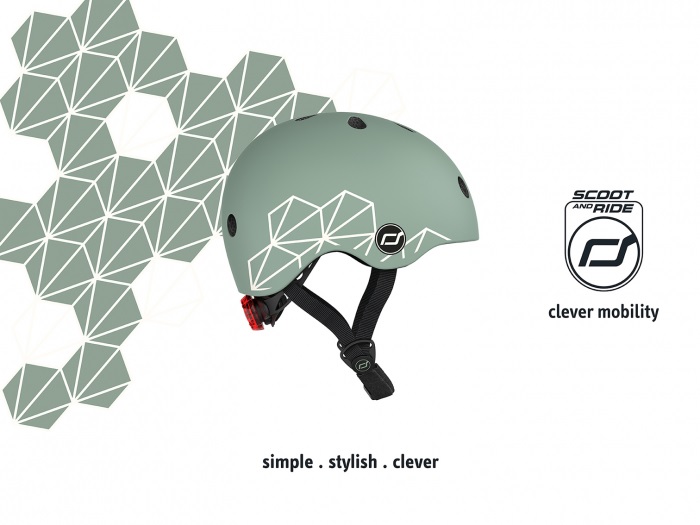Casca copii Scoot and Ride cu LED si magnet, 45-51cm - imagine 7