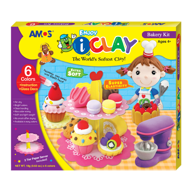 Set Patiserie iClay Amos + Accesorii, Creativitate