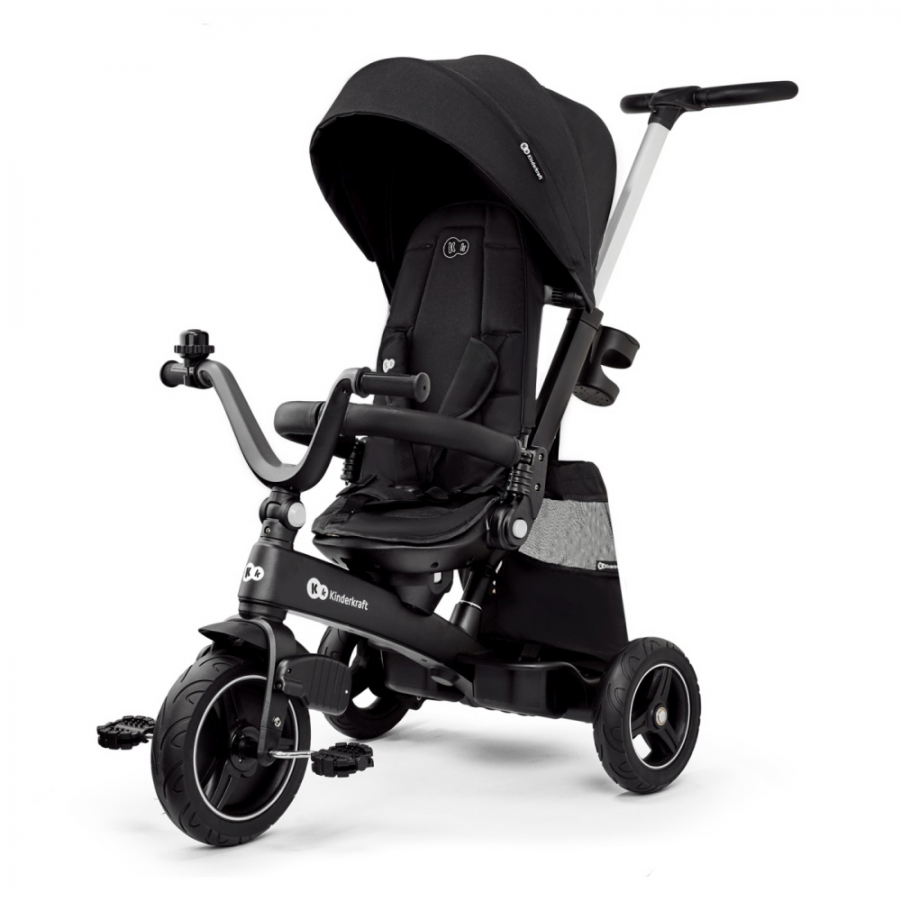 Tricicleta Kinderkraft Easytwist Black, de la 9 luni - imagine 12