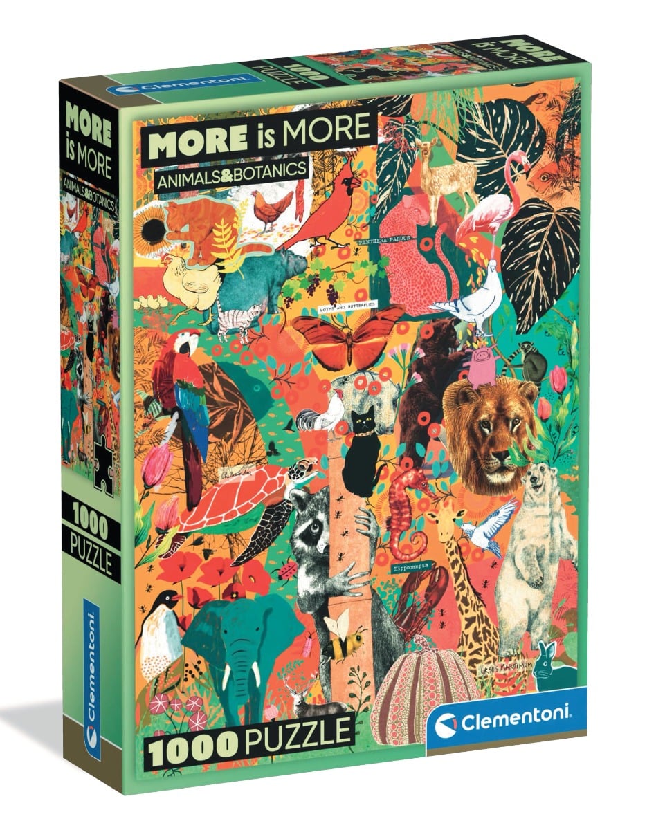 Puzzle Clementoni 1000 piese Animale și Botanică