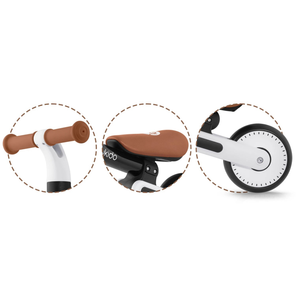 Bicicleta Echilibru Nukido Negru | Dezvoltare Copii - imagine 4