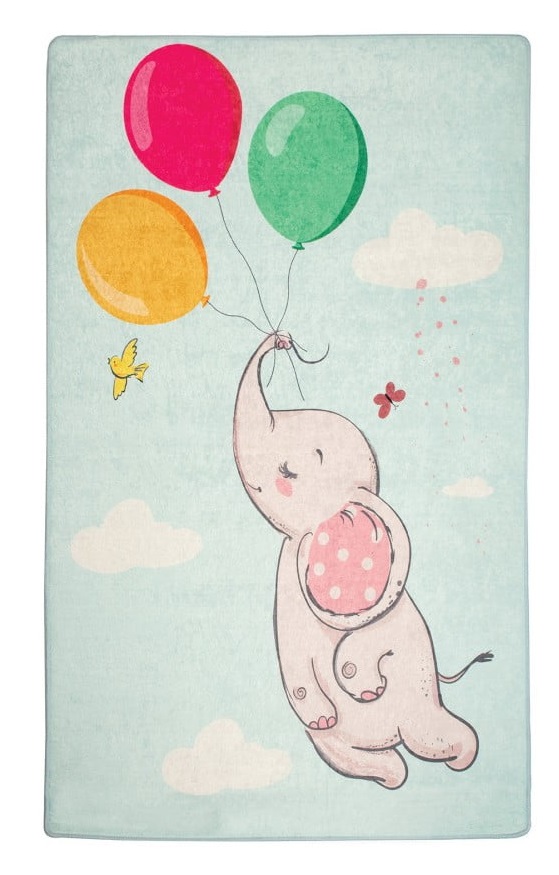 Covor Copii Balloons Blue 100x150 Chilai - imagine 4