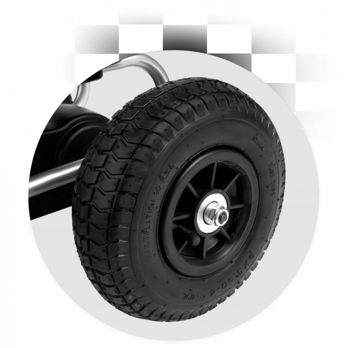 Kart Pedale Ricokids RK-591 Negru | Roti Gonflabile - imagine 6