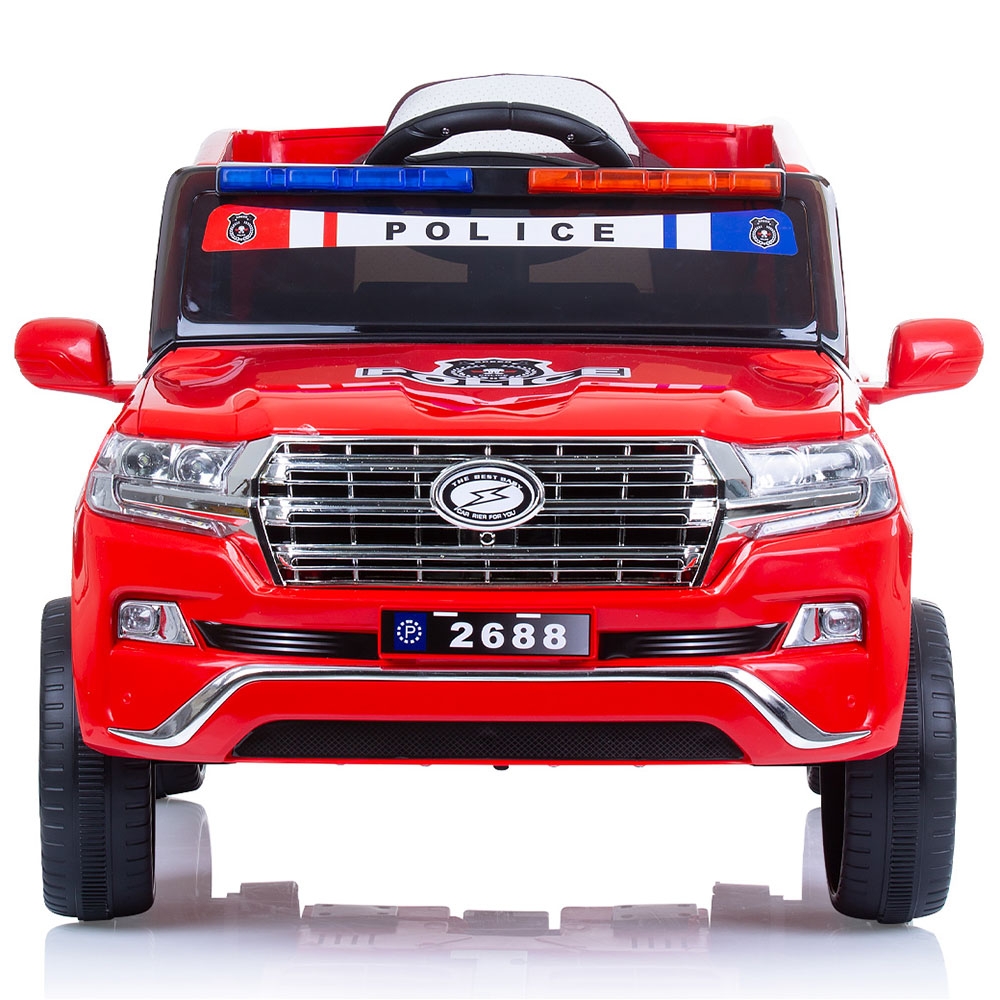 Chipolino SUV Police Patrol: Masina Electrica Rosie