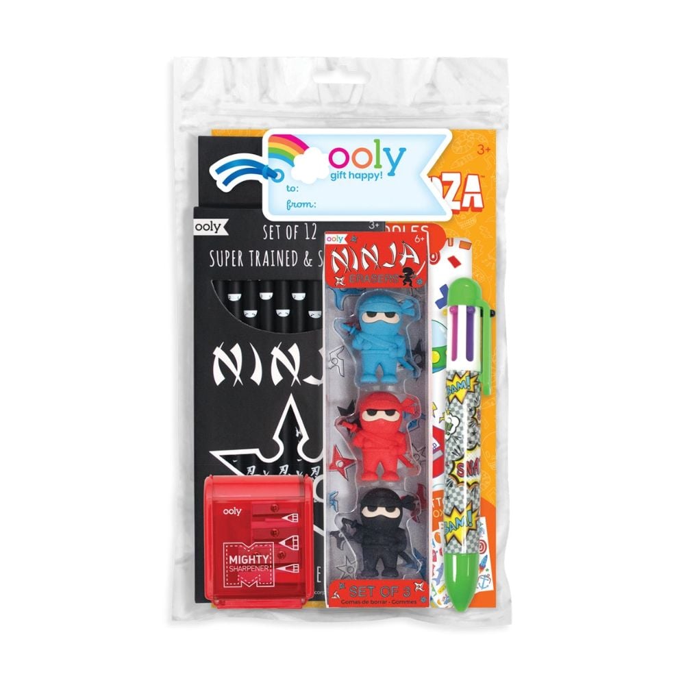 Set Cadou Ooly Cool Ninjas - Creativitate și Distracție