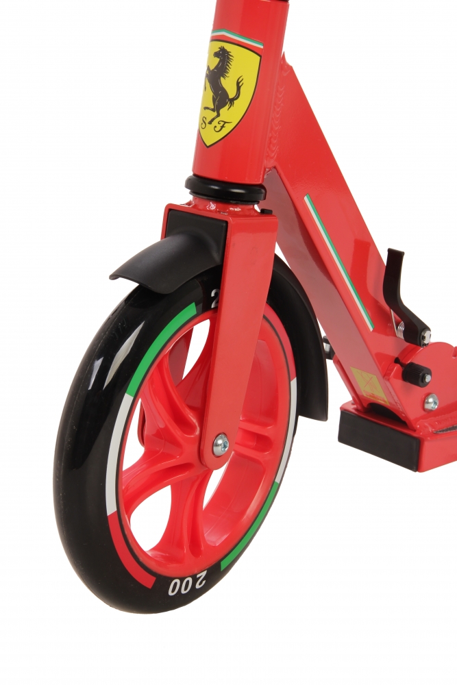 Trotineta Ferrari Junior Rosu, Pliabila, Mesuca - imagine 3