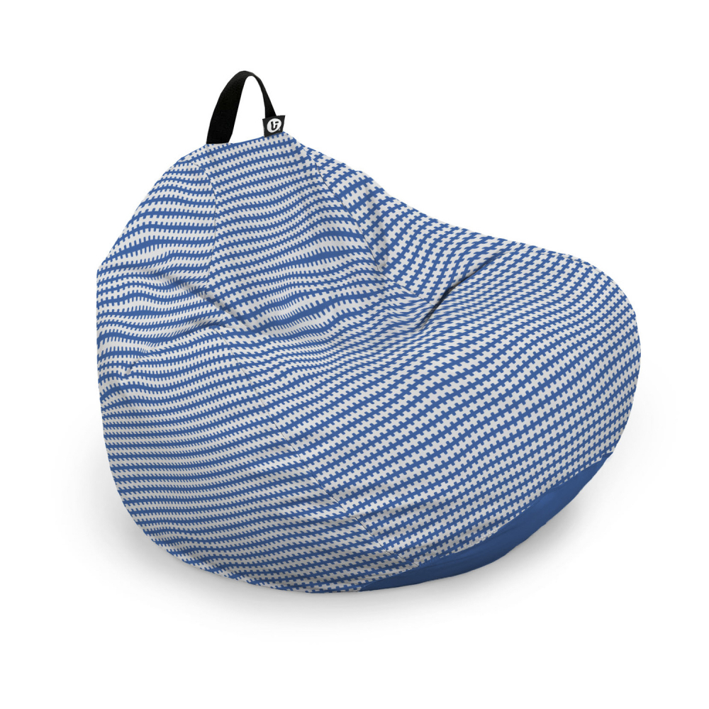 Husă Puf Bean Bag Para XL Scandinavian Blue – Updeco - imagine 5