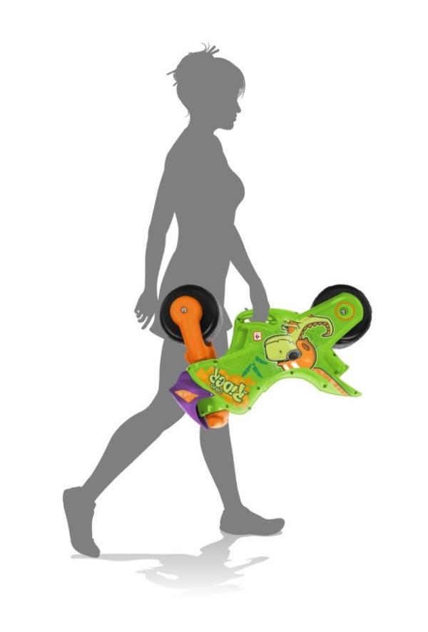 Injusa Twin Dino | Motocicleta Fără Pedale Copii - imagine 6