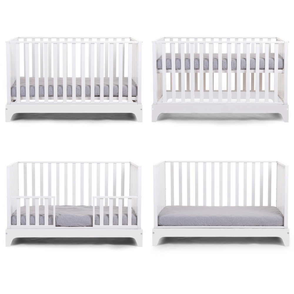 Patut Childhome Ref 17 Alb, Laterala Detasabila, 70x140 cm