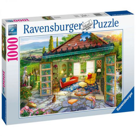 Puzzle Ravensburger Oaza Toscana 1000 piese Relaxare - imagine 3