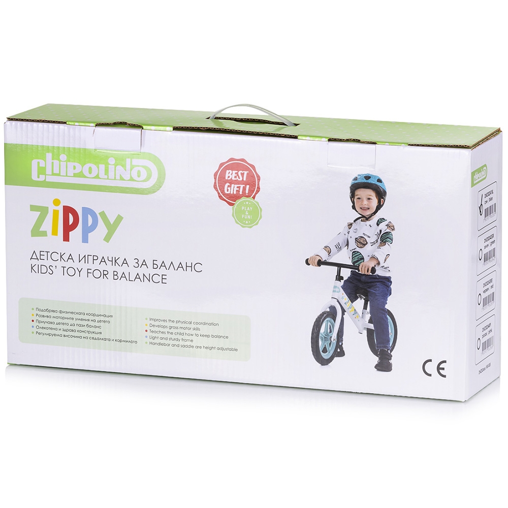 Chipolino Zippy - Bicicleta Echilibru Albastru - imagine 3