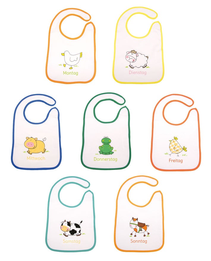 Set 7 Bavete Fillikid Bumbac/PVC