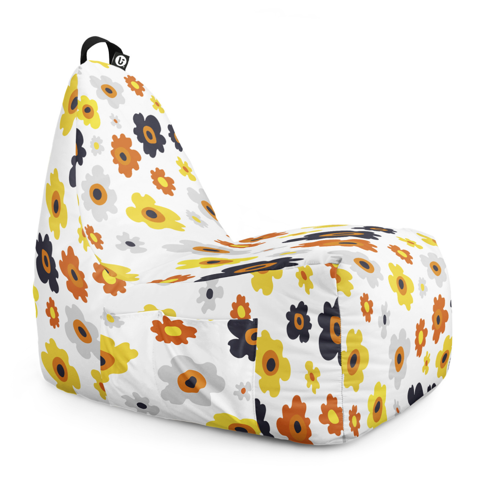 Fotoliu Puf Chill XL Daisy | Updeco - imagine 6