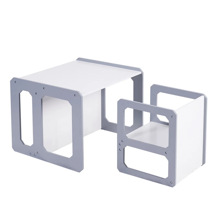 Set Montessori 3in1 Ginger Home Alb/Gri