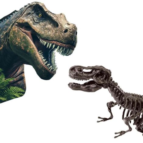 Set Dino 2in1 T-Rex Ses Creative - Excavare - imagine 5