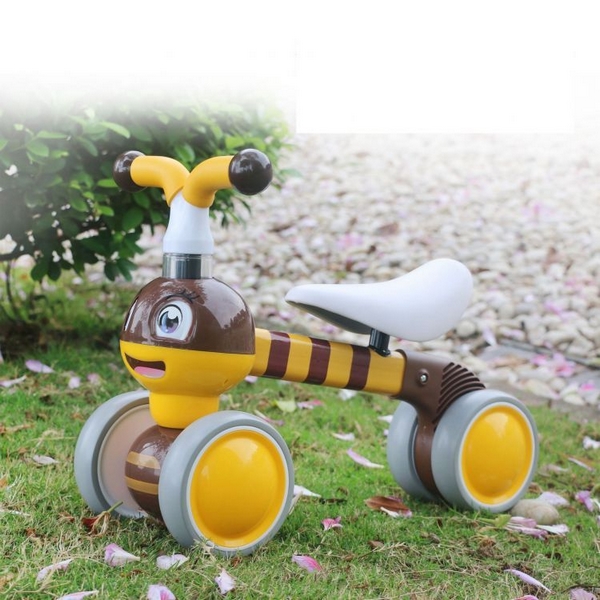 Ride-On Ecotoys Albinuta, Galben, 10-36 Luni - imagine 3