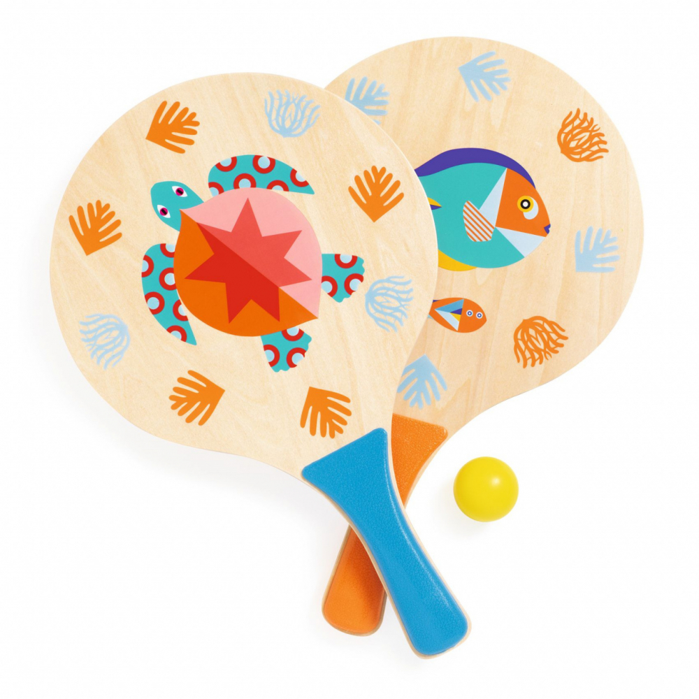 Set Rachete Djeco Plajă | Design Marine și Ergonomic - imagine 4